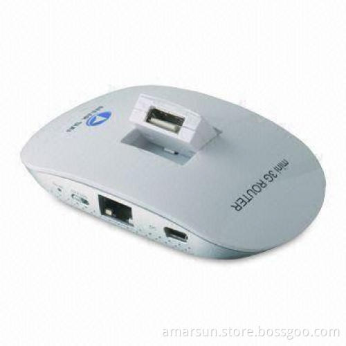 3G Router, Supports WPA and WPA2 Encryption, Ideal for Online Gaming